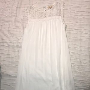 Laced white dress
